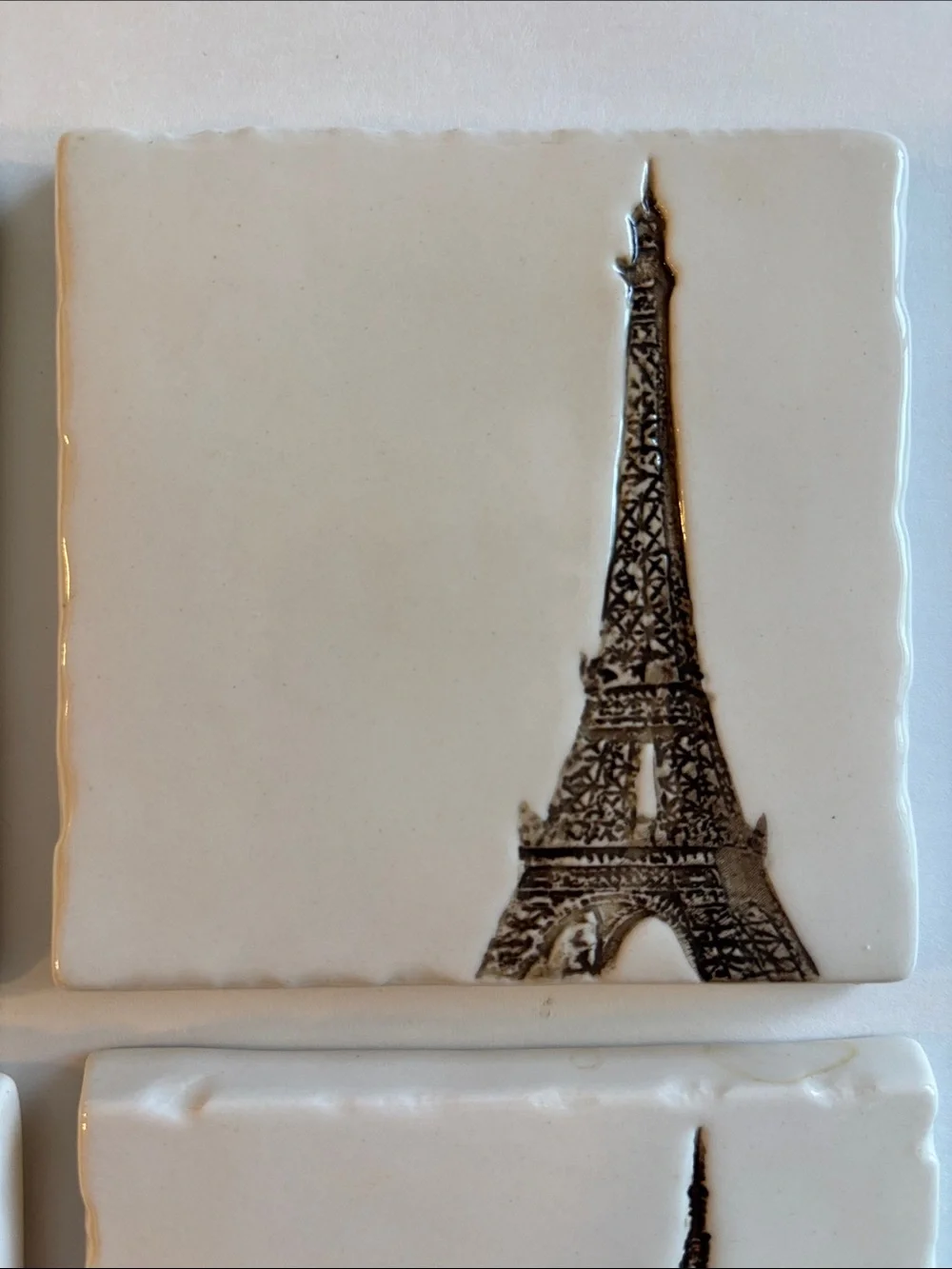 Restoration Hardware Architectural Landmarks Stoneware Coasters Set of 4